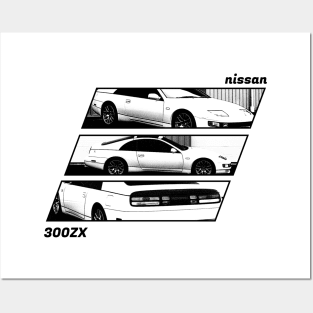 NISSAN 300ZX Black 'N White Archive 2 Posters and Art